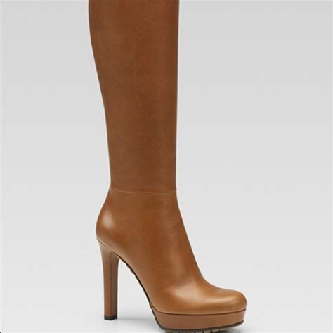 gucci anouk platform boot|high heel Gucci boots.